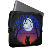 Fat Cat Laptop Sleeve personalisieren Cat Lover Ca (Vorne Rechts)