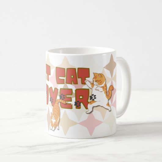 Fat Cat Lovers Mug Kaffeetasse (VorderseiteRechts)