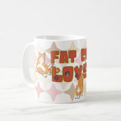 Fat Cat Lovers Mug Kaffeetasse (Vorderseite Links)