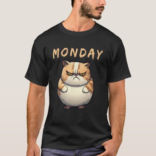Fat Cat Monday T-Shirt (Vorderseite)
