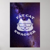 Fat Cat Swagger - Galaxy Edition Poster (Vorne)