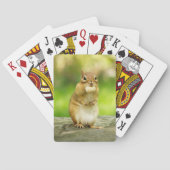 Fat Chipmunk with Treat Spielkarten (Rückseite)
