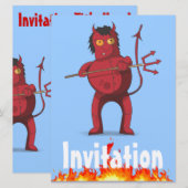 Fat Devil Einladung (Vorne/Hinten)