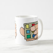 Fat Finger Kaffeetasse (VorderseiteRechts)