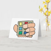 Fat Finger Karte (Gelbe Blume)