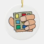 Fat Finger Keramik Ornament (Vorne)