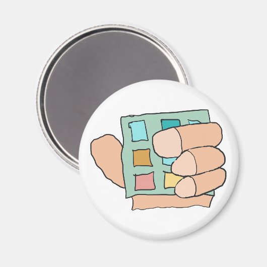 Fat Finger Magnet (Vorderseite/Rückseite)