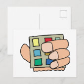 Fat Finger Postkarte (Vorne/Hinten)