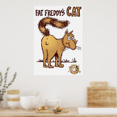 Fat Freddys Cat Fabulous Furry Freak Brothers Shir Poster (Küche)