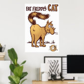 Fat Freddys Cat Fabulous Furry Freak Brothers Shir Poster (Heimbüro)