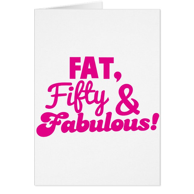 FAT fünfzig 50 und FABELHAFTES (Vorne)
