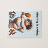 Fat Lady Chicken Puzzle (Horizontal)