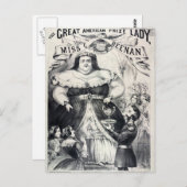 Fat Lady Preis Postkarte (Vorne/Hinten)