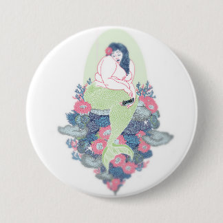 Fat Mermaid Botton Button