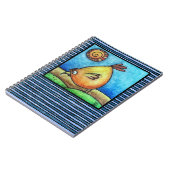 Fat Orange Bird Notizblock (Linke Seite)