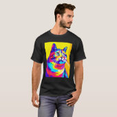 Fat Rainbow Cat T-Shirt (Vorne ganz)