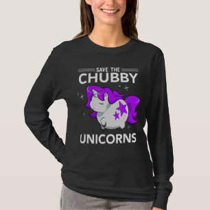 Fat Rhino Chubby Unicorn Rhinoceros Rettete The Ch T-Shirt