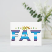 Fat Star Tag v2 Postkarte (Stehend Vorderseite)