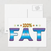 Fat Star Tag v2 Postkarte (Vorne/Hinten)