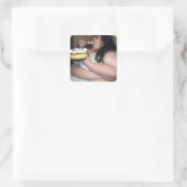 Fat Stupid Slob Grob out Funny Sticker (Tasche)