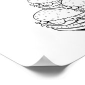 Fat Tattooed Wrestler Poster (Ecke)