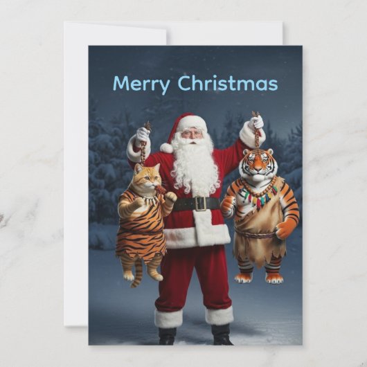 Fat Tiger the Ginger Cat’s Holiday Trouble – Cat  Einladung (Vorderseite)