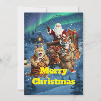 Fat Tiger the Ginger Cat’s Holiday Trouble – Cat R Einladung