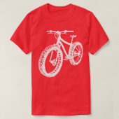Fat Tire Mountain Bike T-Shirt (Design vorne)