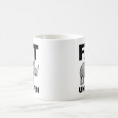 Fat Unicorn Rhino Funny Mug Kaffeetasse (Mittel)
