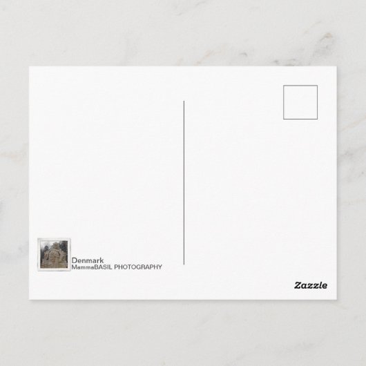 Fat Viking Denmark Postcard! Postkarte (Rückseite)