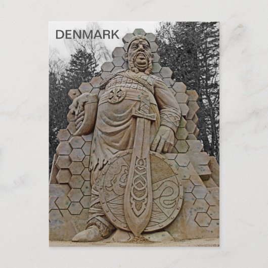 Fat Viking Denmark Postcard! Postkarte (Vorderseite)