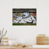 Fat White Man Poster (Küche)