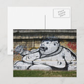 Fat White Man Postkarte (Vorne/Hinten)