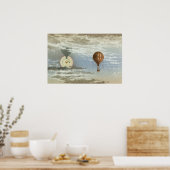 Fata Morgana und leuchtende Aureole. Poster (Küche)