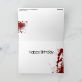 'Fatale Frau' Birthday Card Karte (Innenseite)