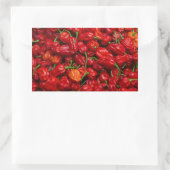 Fataliis Chile Paprikaschoten 2 Rechteckiger Aufkleber (Tasche)