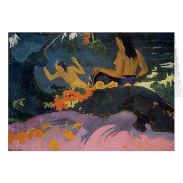"Fatata Te Karte Miti" - Paul Gauguin (Vorderseite (Horizontal))
