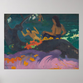 Fatata te Miti Am Meer Paul Gauguin Leinwand Poster