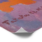 Fatata te Miti Am Meer Paul Gauguin Leinwand Poster (Ecke)