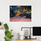 Fatata Te Miti (am Meer) - Paul Gauguin Print Poster (Heimbüro)