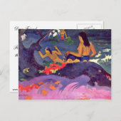Fatata Te Miti von Paul Gauguin (beste Qualität) Postkarte (Vorne/Hinten)