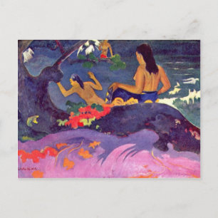 Fatata Te Miti von Paul Gauguin (beste Qualität) Postkarte