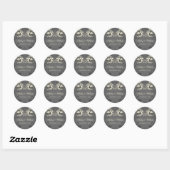 Fatatin Floral Blühte White Wedding Sticker (Blatt)