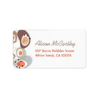 Fatatin Retro Pebbles Custom Address Labels