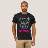 Fatback einfaches Schwein-Gesicht T-Shirt (Vorne ganz)