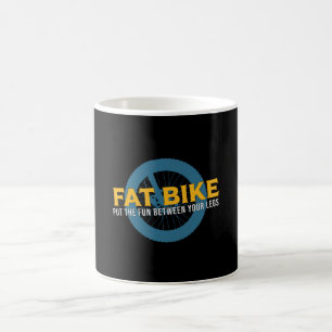 Fatbike zwischen deinen Beinen Biker Radfahren Ret Kaffeetasse