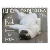 Fatboy Babushka und Freund-1. Miezekatze-Kalender Kalender (Titelbild)