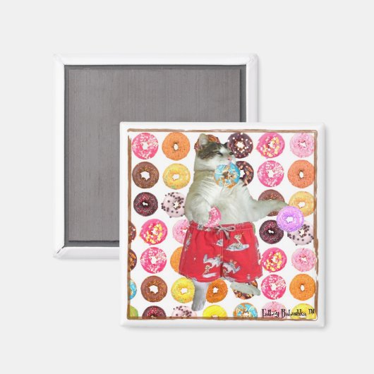 FATBOY DONUT MAGNET (SQUARE) (Vorderseite/Rückseite)
