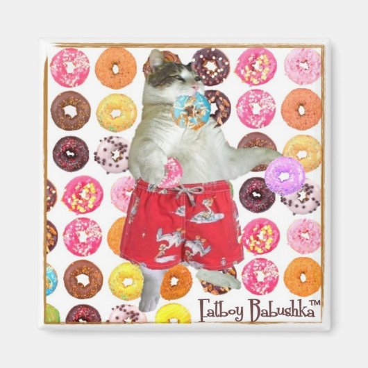 FATBOY DONUT MAGNET (SQUARE) (Vorne)