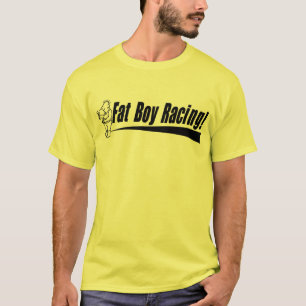 Fatboy laufendes grundlegendes Gelb T T-Shirt